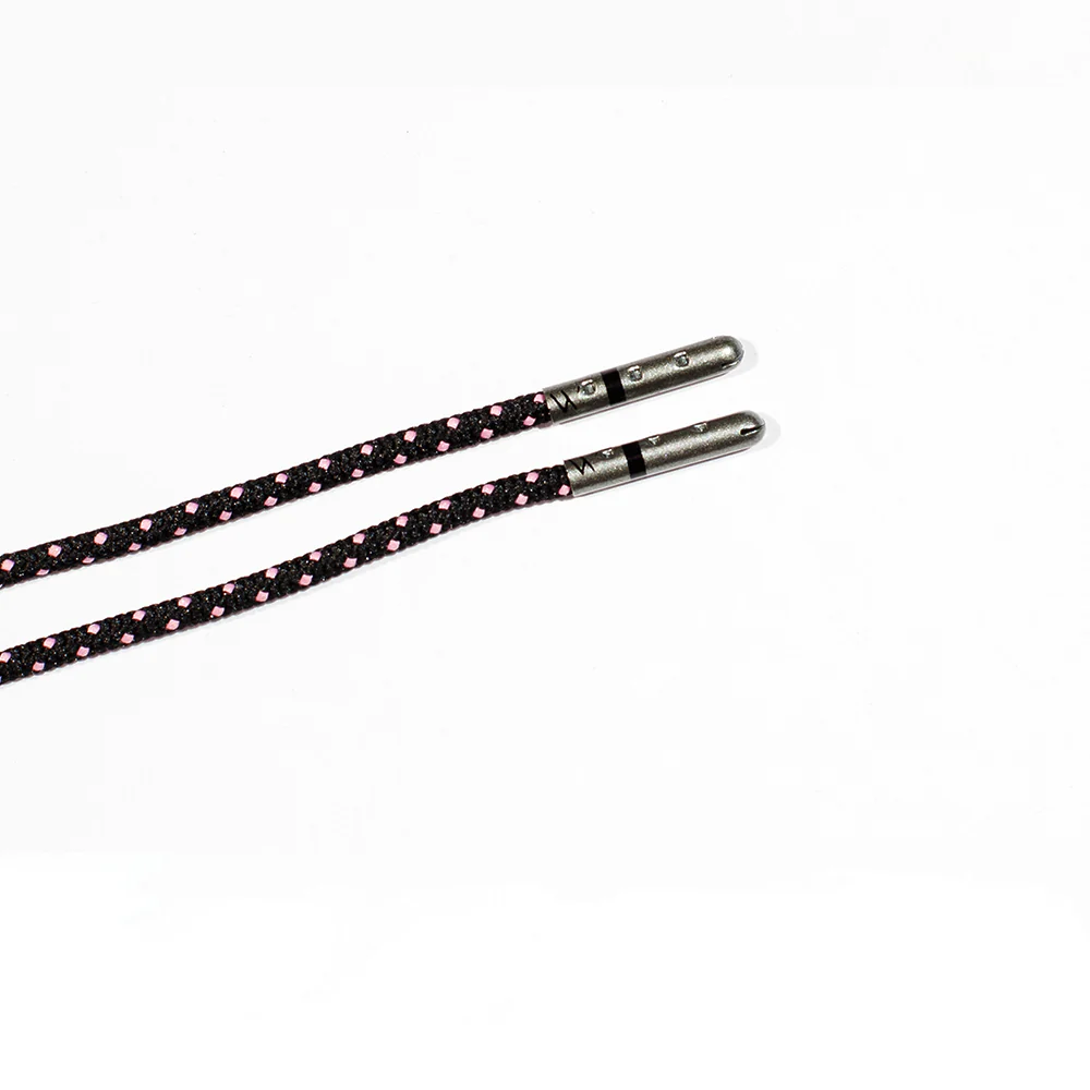Black & Pink Ticked Dress Laces - Image 6