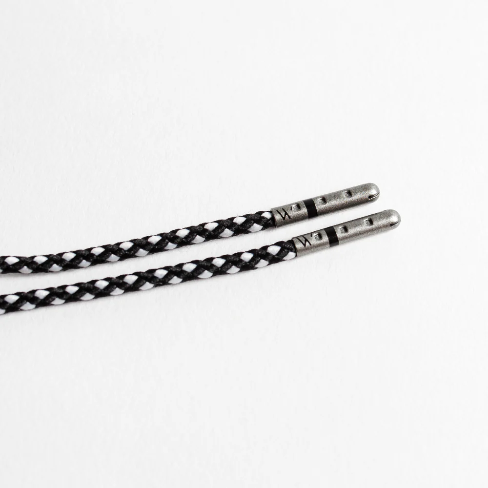Black & White Braided Dress Laces - Image 6