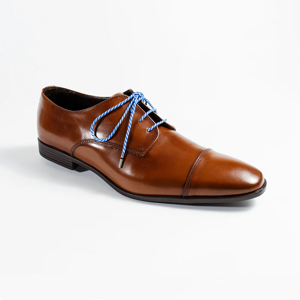 Blue & Light Blue Striped Dress Laces - Image 3