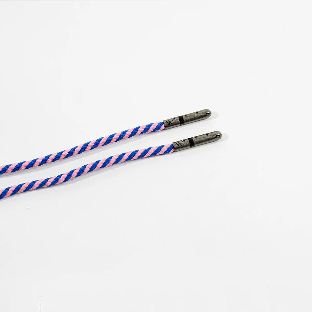 Blue & Pink Striped Dress Laces - Image 6