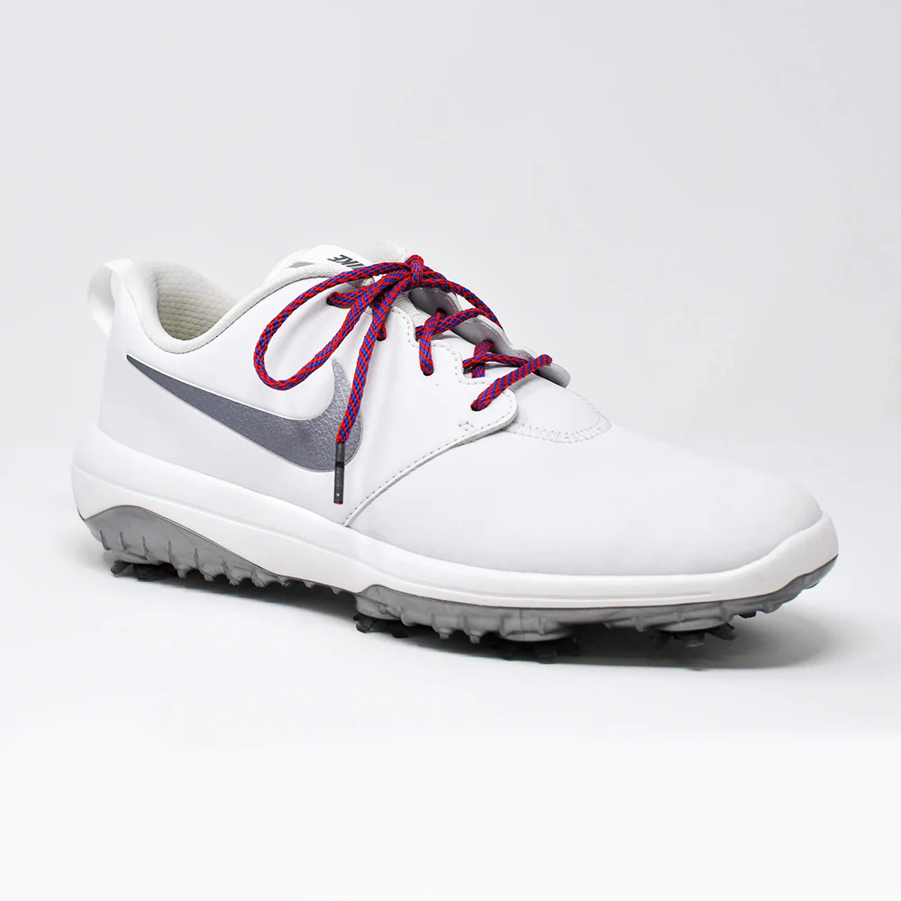 Blue & Red Athletic Oval Golf Laces - Image 4