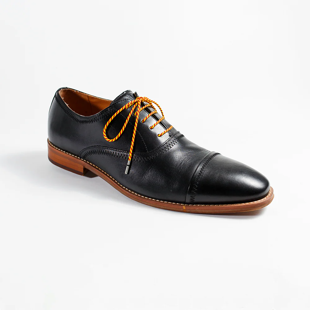 Crimson & Yellow Striped Dress Laces - Image 4