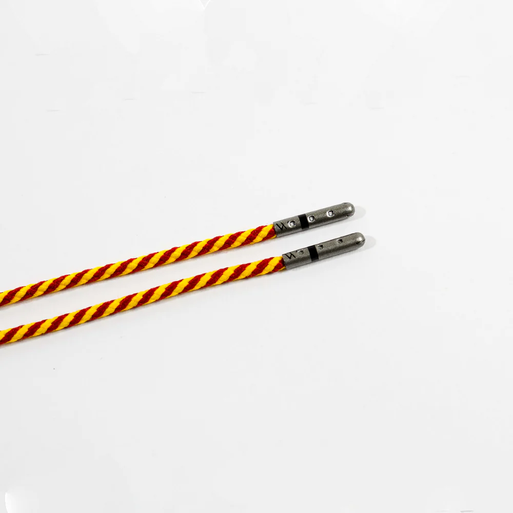 Crimson & Yellow Striped Dress Laces - Image 6