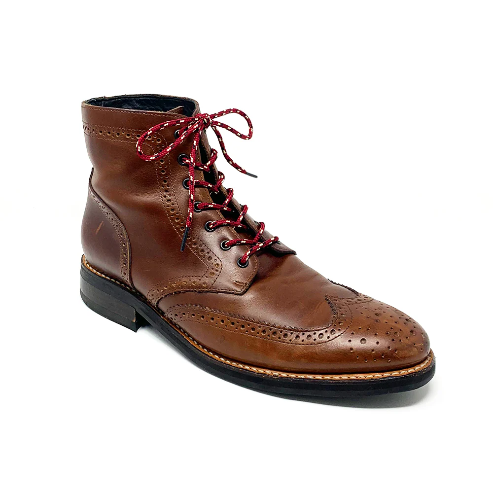 Garnet, Gold & Black Boot Laces - Image 3