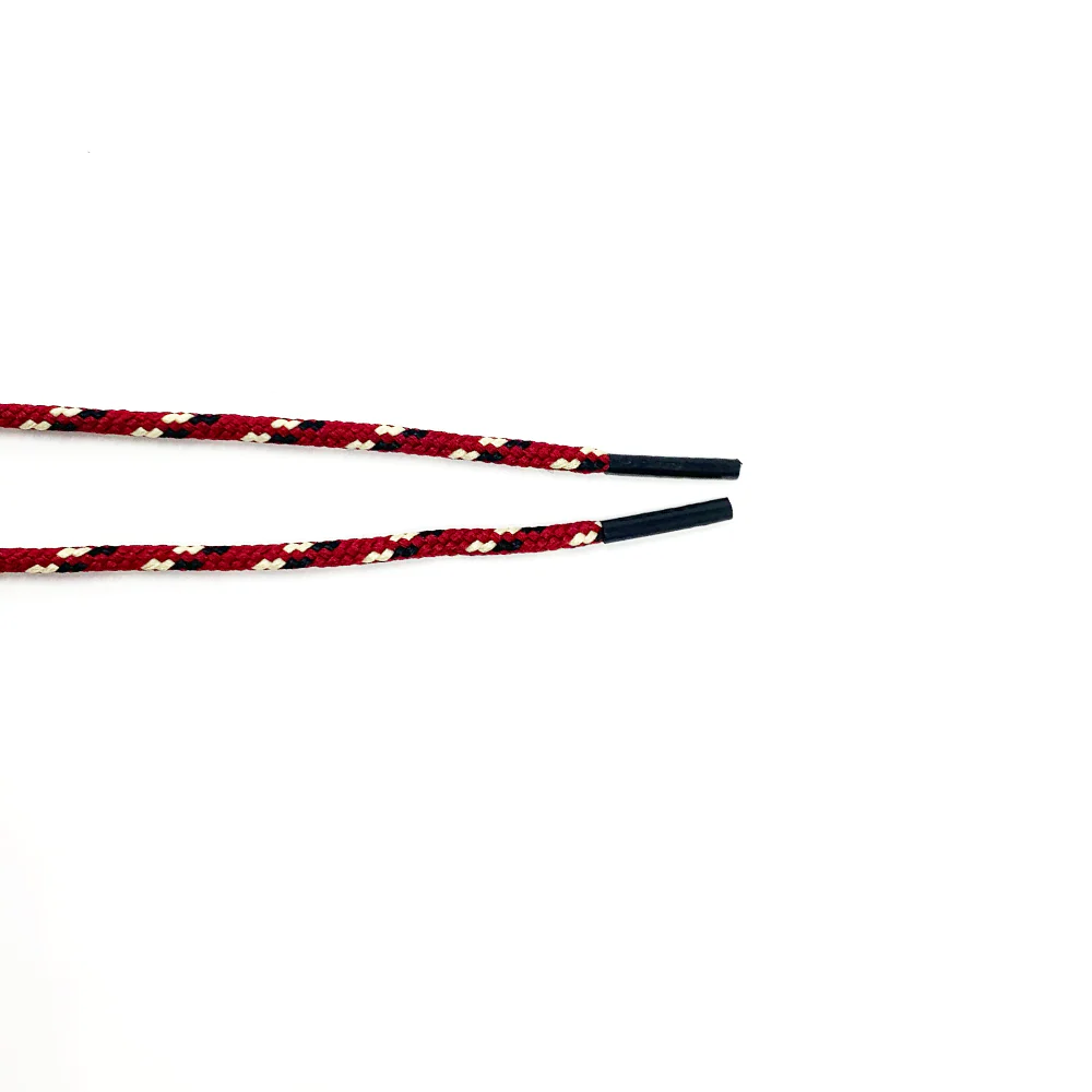 Garnet, Gold & Black Boot Laces - Image 4