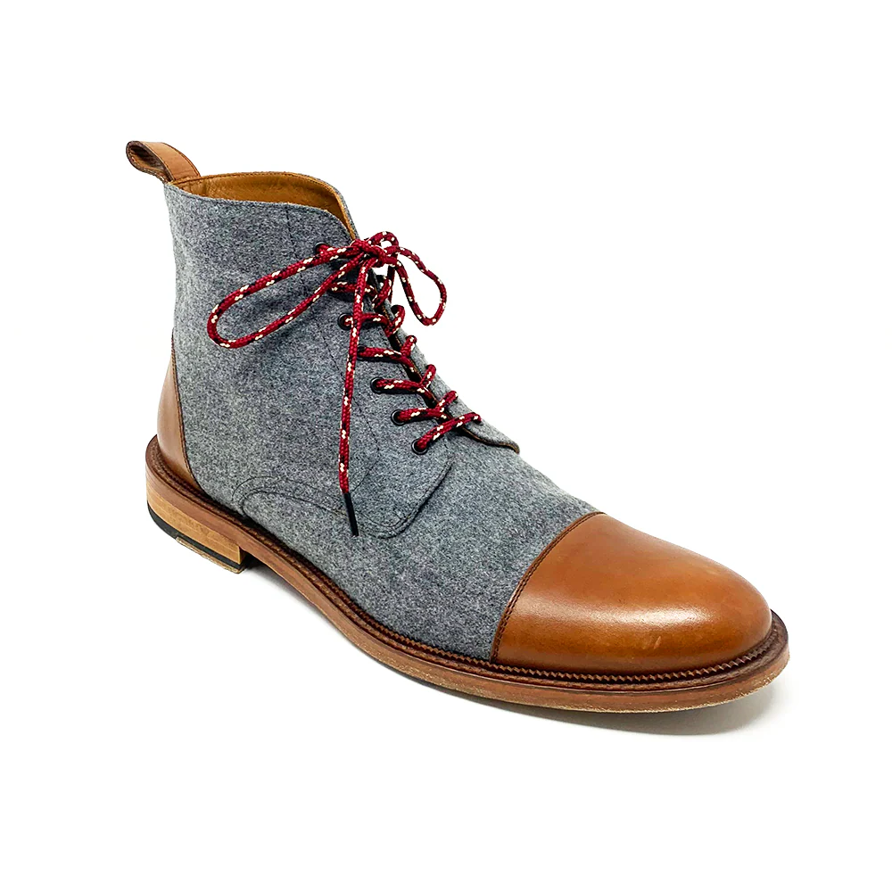 Garnet, Gold & Black Boot Laces - Image 6