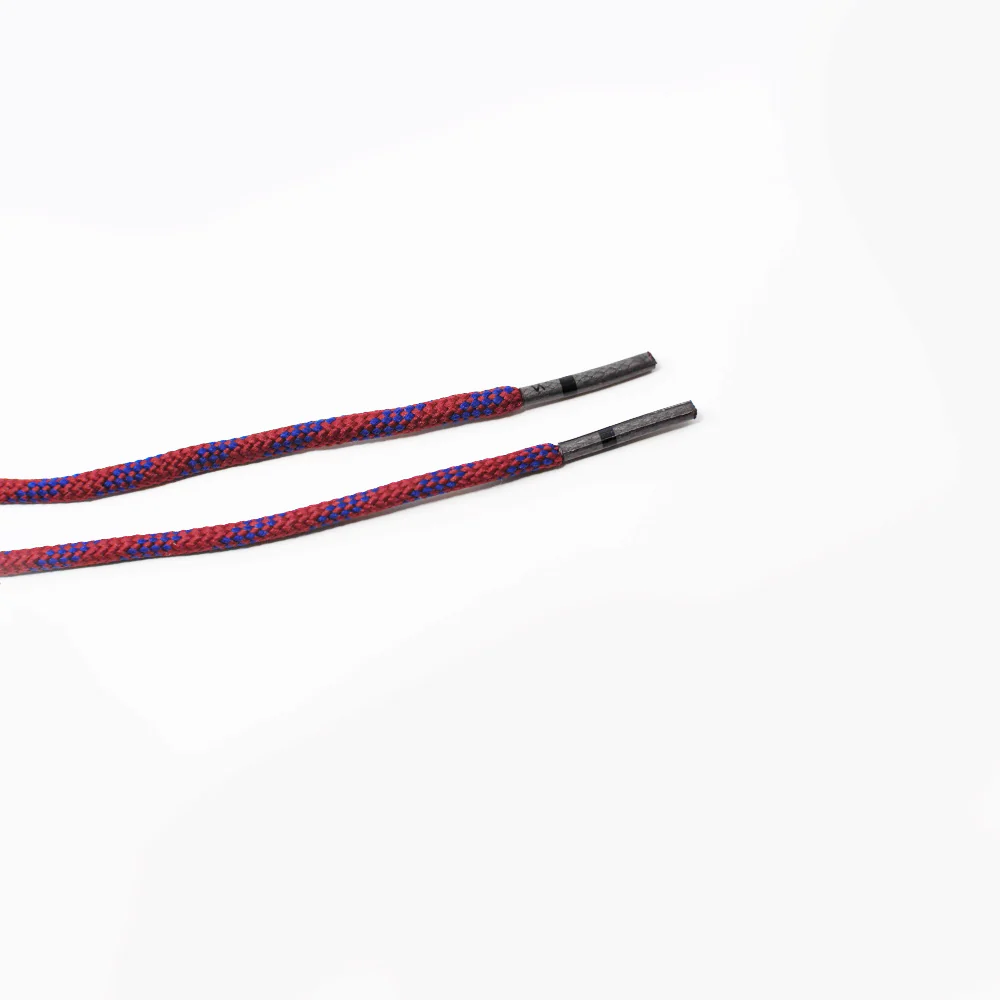Garnet & Navy Classic Round Golf Laces - Image 4