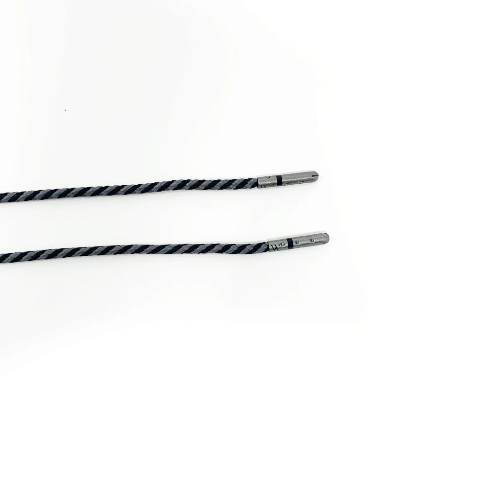 Gray & Black Striped Dress Laces - Image 6