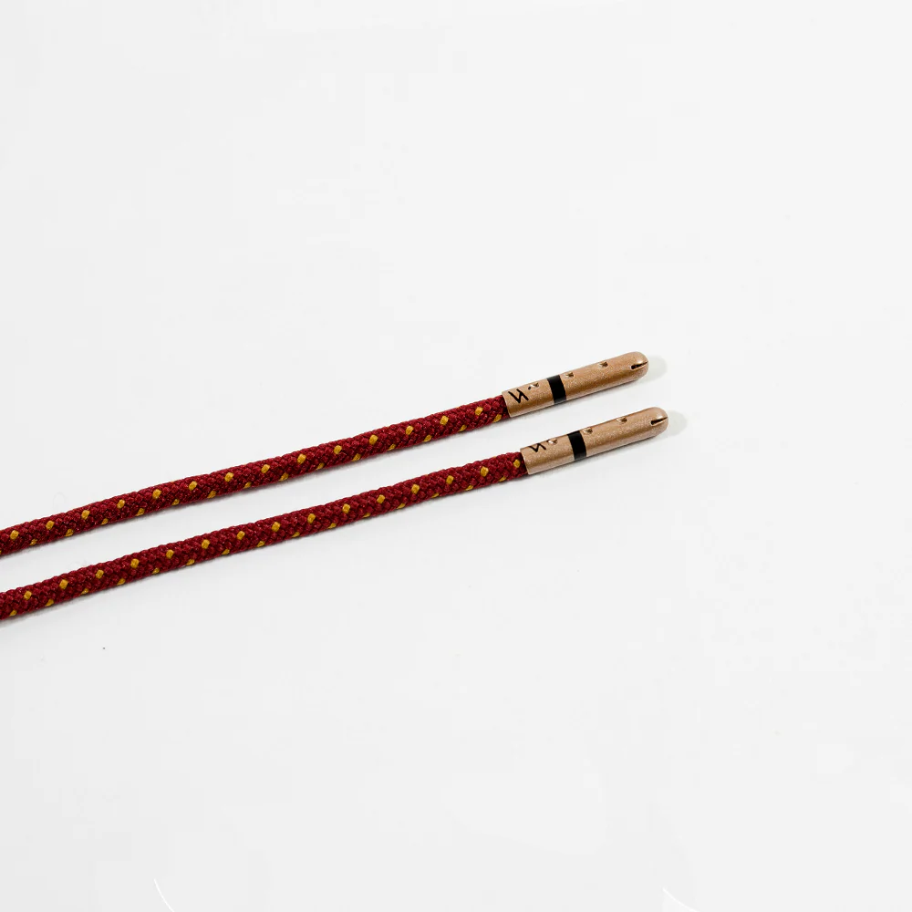 Maroon & Gold Ticked Dress Laces - Image 6