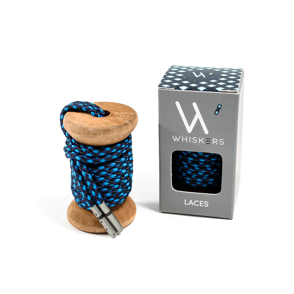 Navy, Denim & Black Braided Dress Laces - Image 2