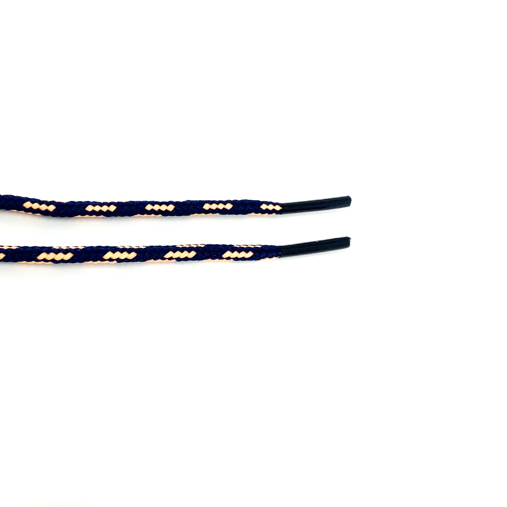 Navy & Peach Boot Laces - Image 3