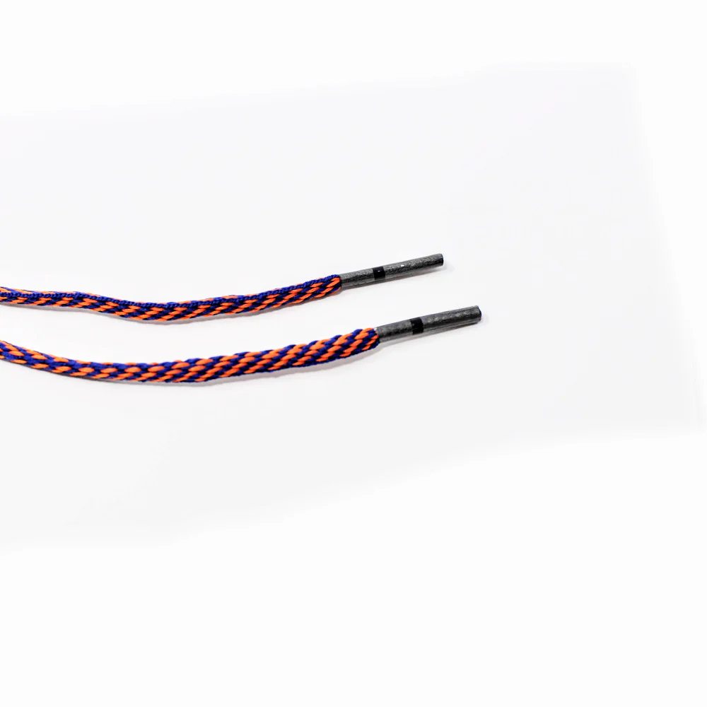 Orange & Navy Athletic Oval Golf Laces - Image 5