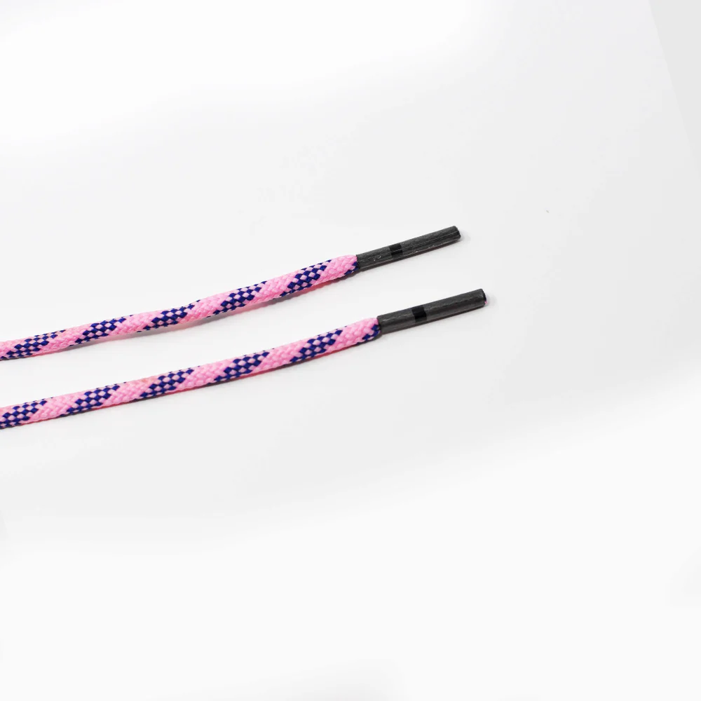 Pink & Navy Classic Round Golf Laces - Image 4