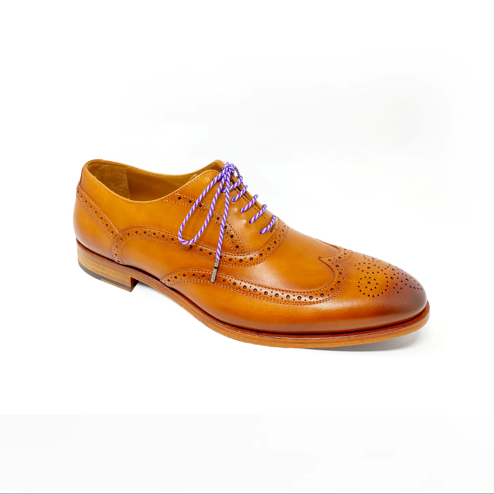 Purple & Gray Striped Dress Laces - Image 3