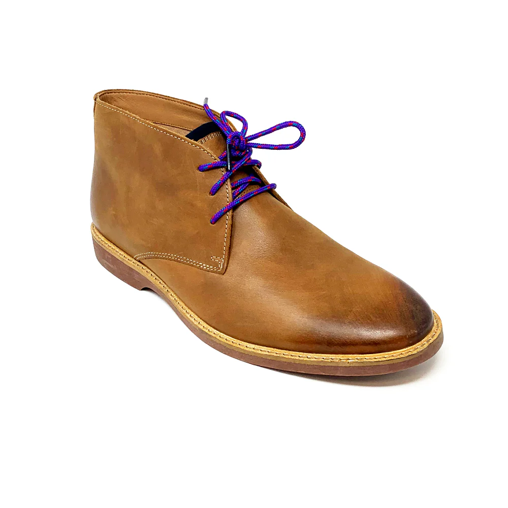 Purple, Teal & Red Boot Laces - Image 4