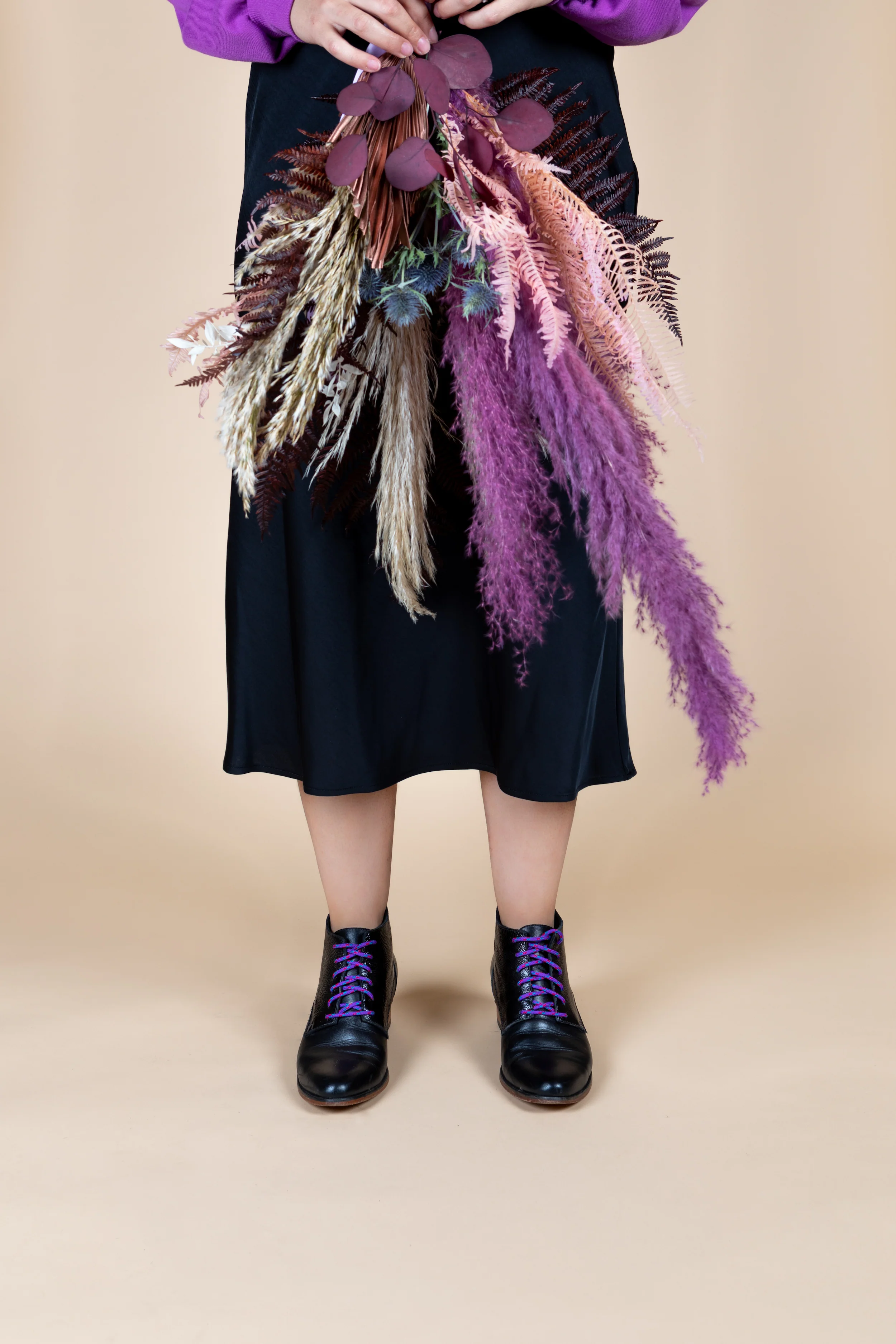 Purple, Teal & Red Boot Laces - Image 6