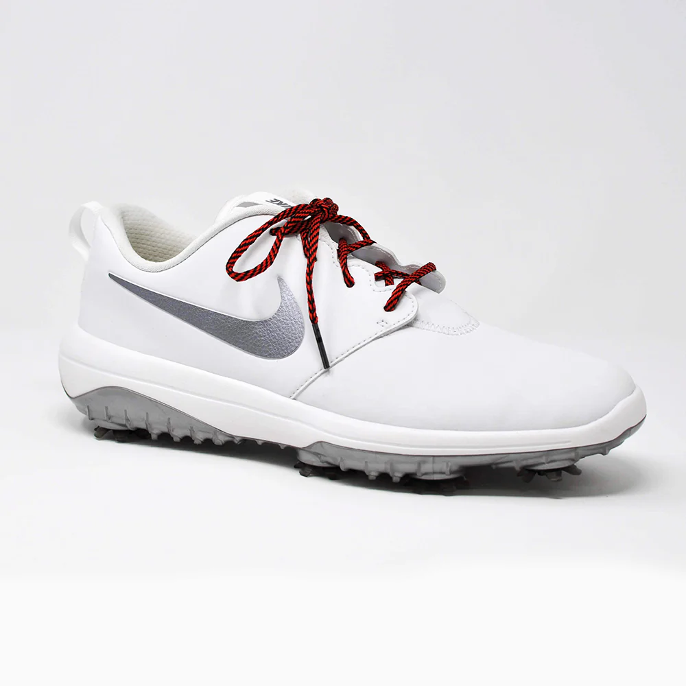 Red & Black Athletic Oval Golf Laces - Image 4