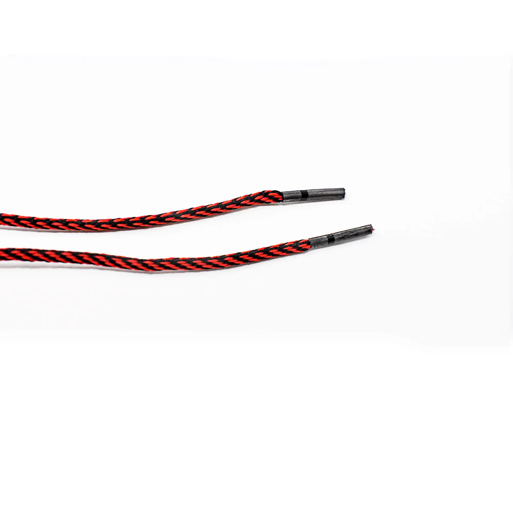 Red & Black Athletic Oval Golf Laces - Image 6