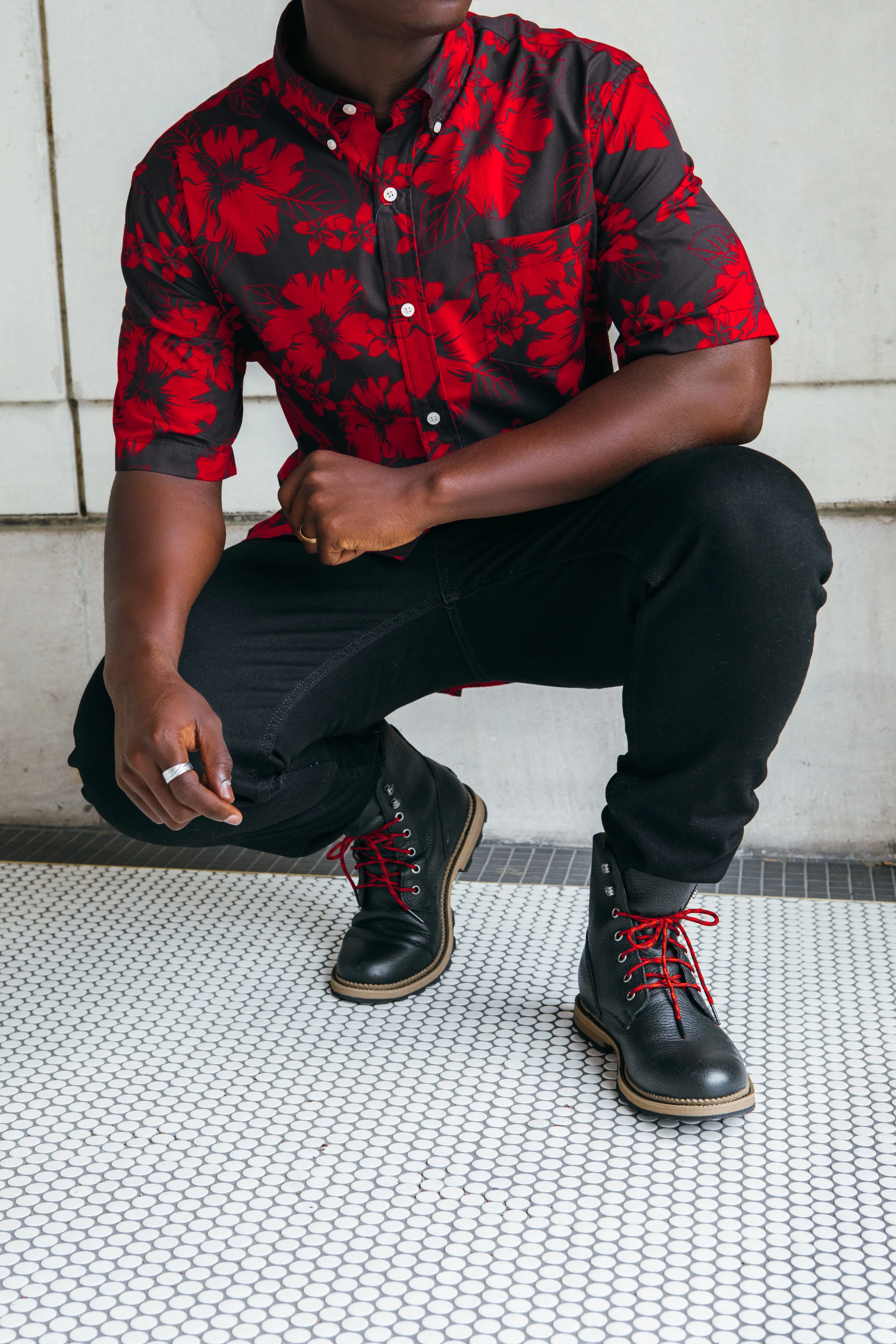 Red & Black Boot Laces - Image 6