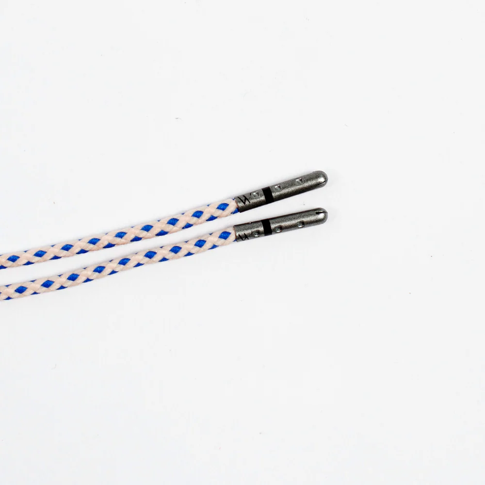 Sand & Blue Braided Dress Laces - Image 6