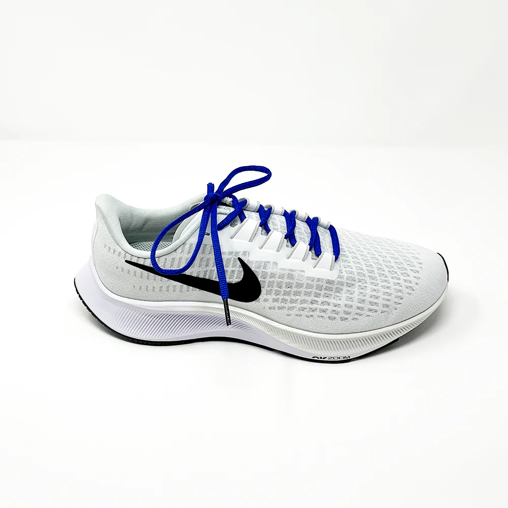 Solid Blue Athletic Oval Golf Laces - Image 5