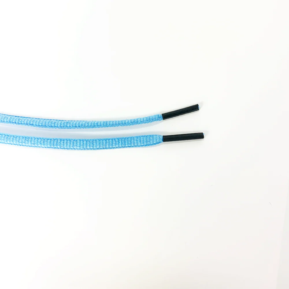 Solid Light Blue Athletic Sneaker Laces - Image 3