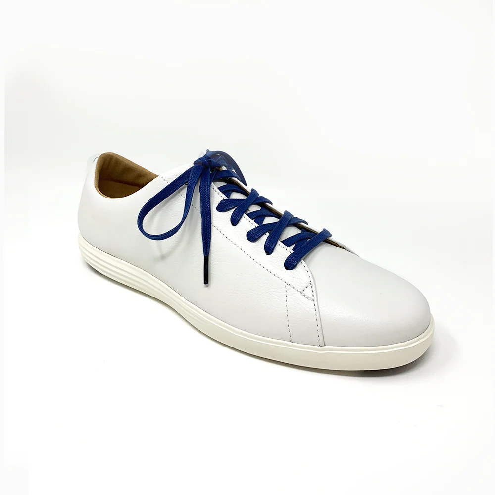 Solid Navy Glazed Sneaker Laces - Image 6