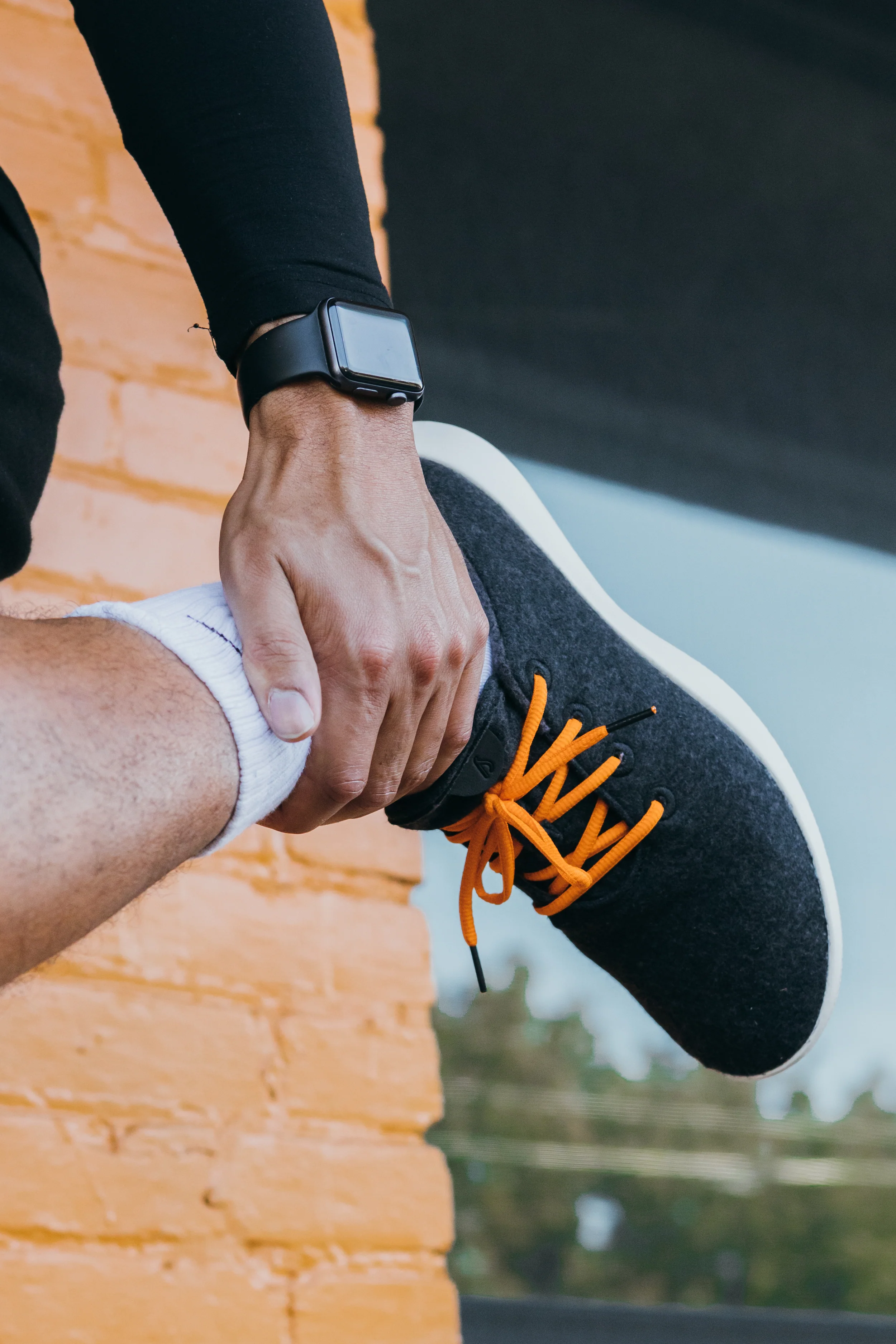 Solid Orange Athletic Sneaker Laces - Image 6
