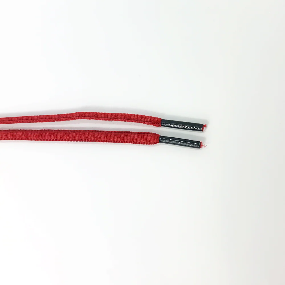 Solid Red Athletic Sneaker Laces - Image 3