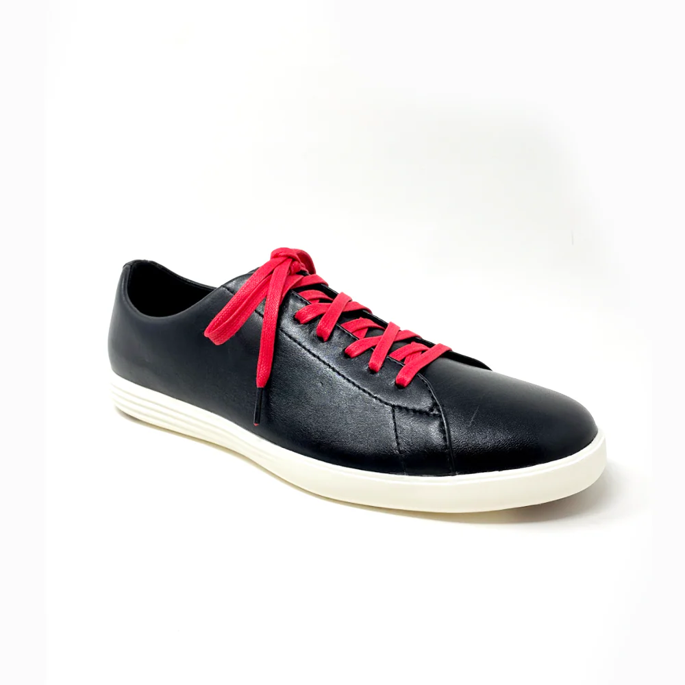 Solid Red Glazed Sneaker Laces - Image 4