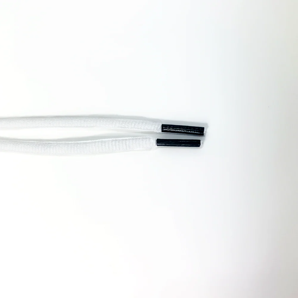 Solid White Athletic Sneaker Laces - Image 3