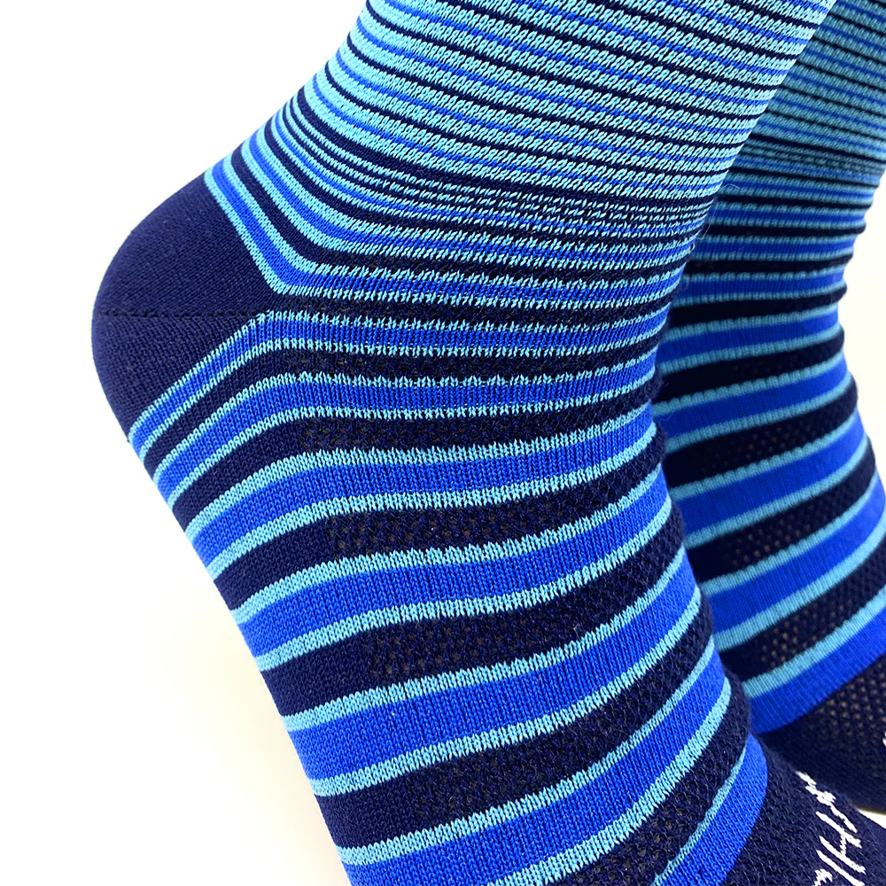 The Jacques Stripe - Blue/Light Blue/Navy - Image 4