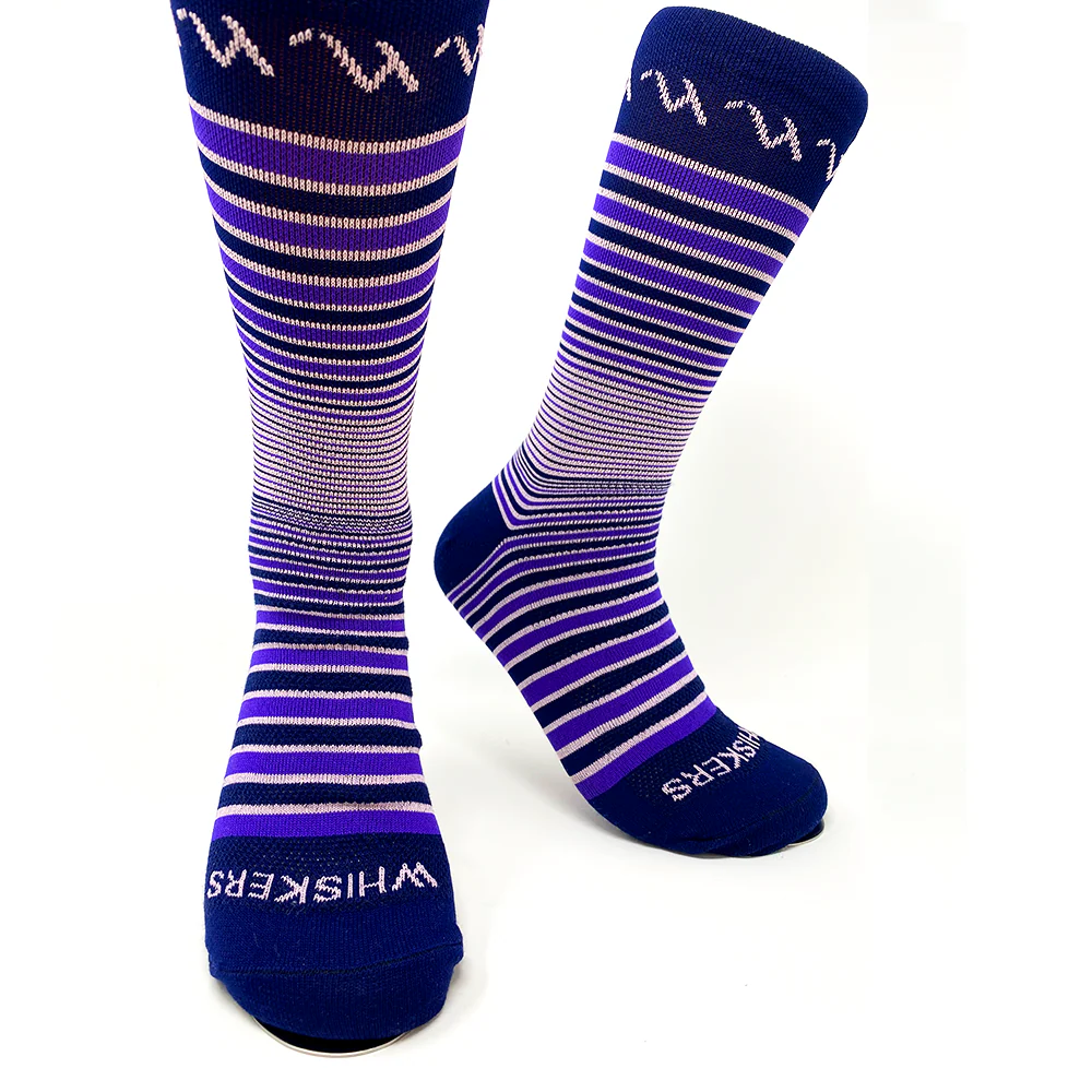The Jacques Stripe - Purple/Navy/Lt Pink - Image 3