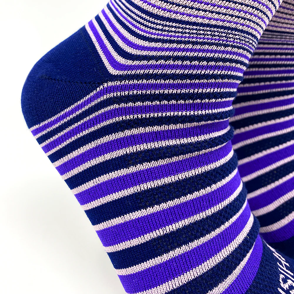 The Jacques Stripe - Purple/Navy/Lt Pink - Image 4