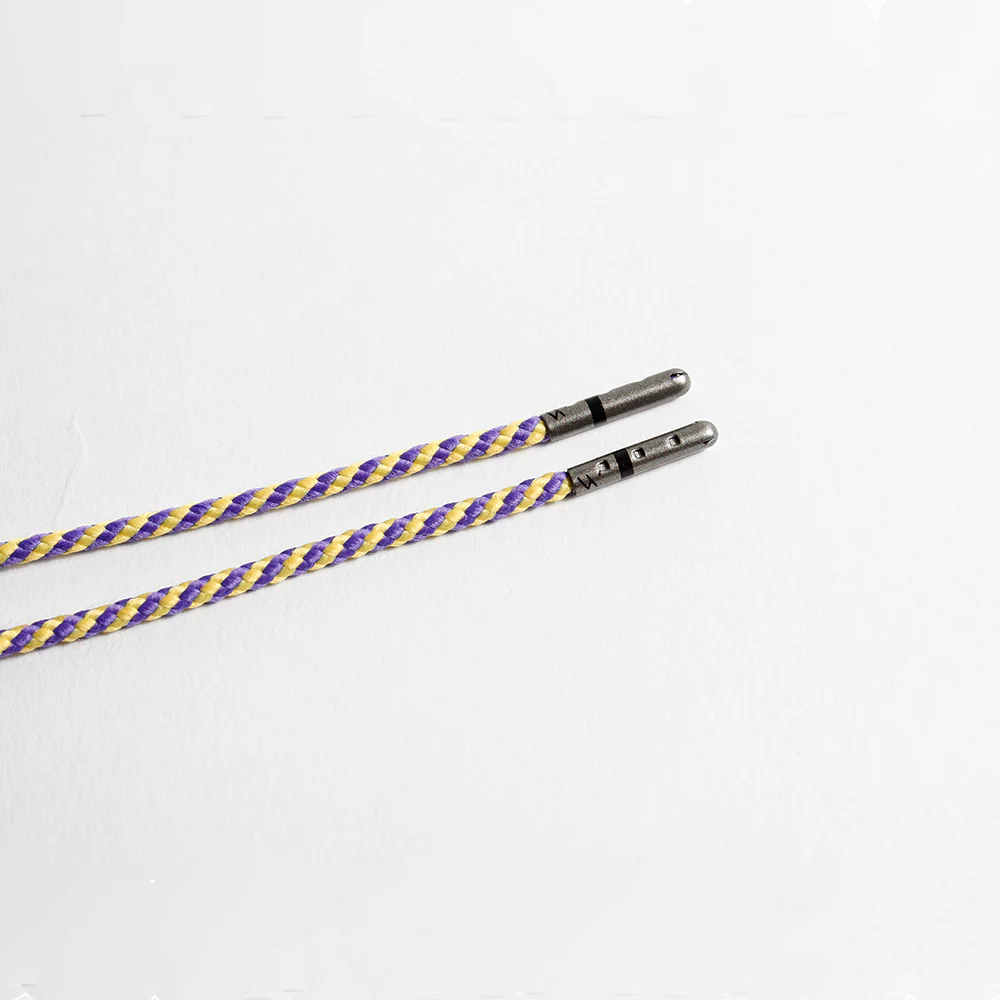 Yellow & Purple Striped Dress Laces - Image 6